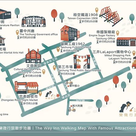 The Way Inn Taichung Exterior photo